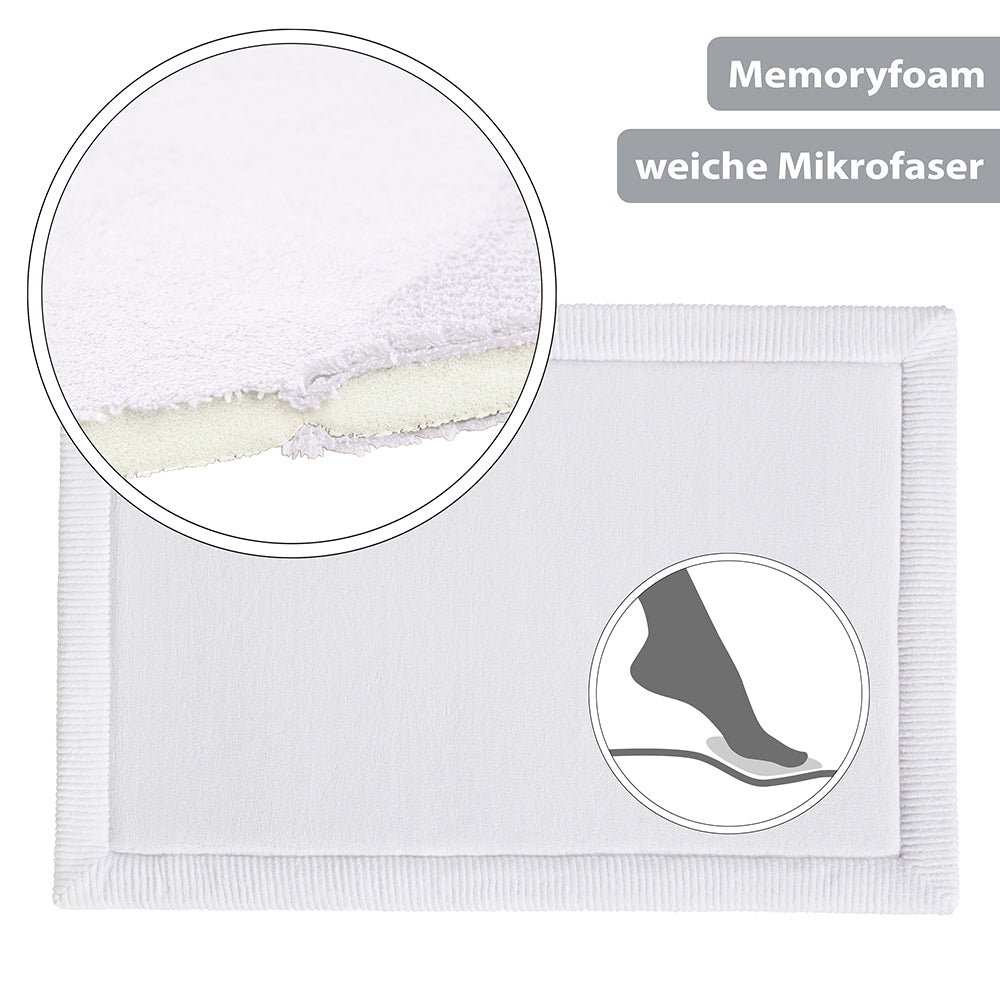 PANA® Memory Foam Badematte • 60 x 90 cm • versch. Farben