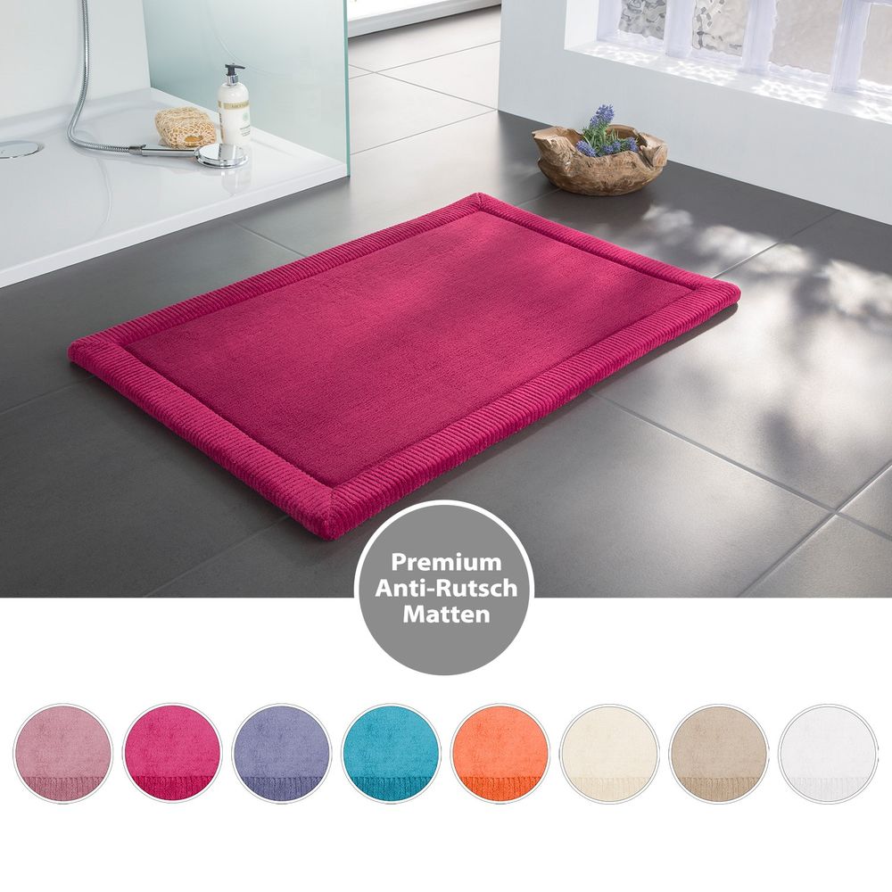 PANA® Memory Foam Badematte • 60 x 90 cm • versch. Farben