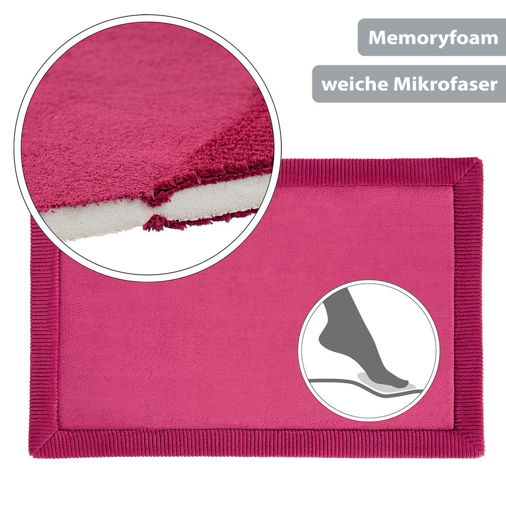 PANA® Memory Foam Badematte • 60 x 90 cm • versch. Farben