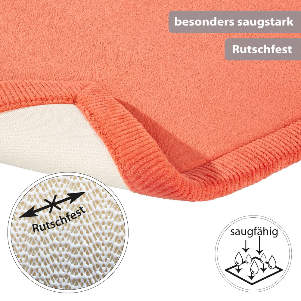 PANA® Memory Foam Badematte • 60 x 90 cm • versch. Farben