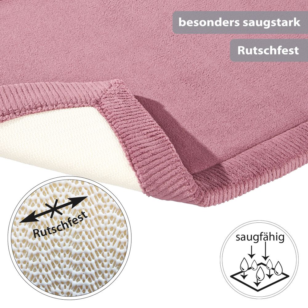 PANA® Memory Foam Badematte • 60 x 90 cm • versch. Farben
