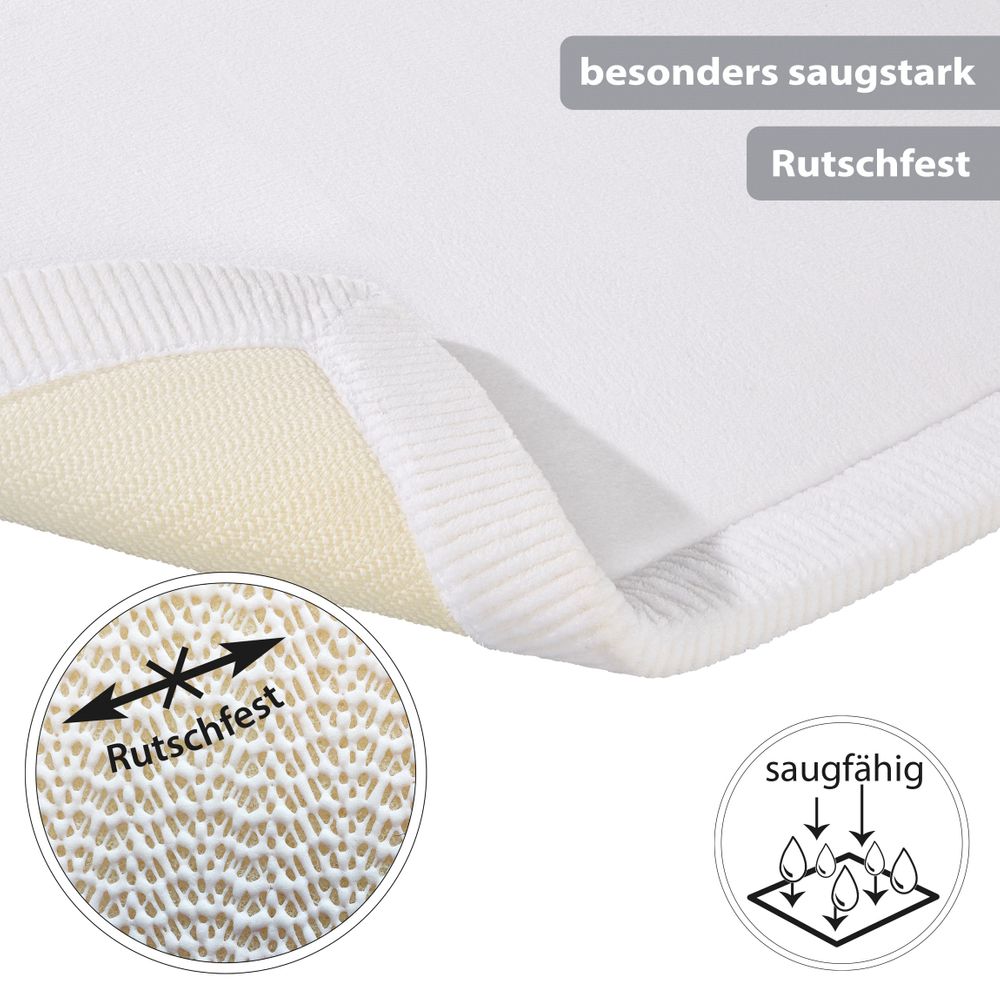 PANA® Memory Foam Badematte • 60 x 90 cm • versch. Farben