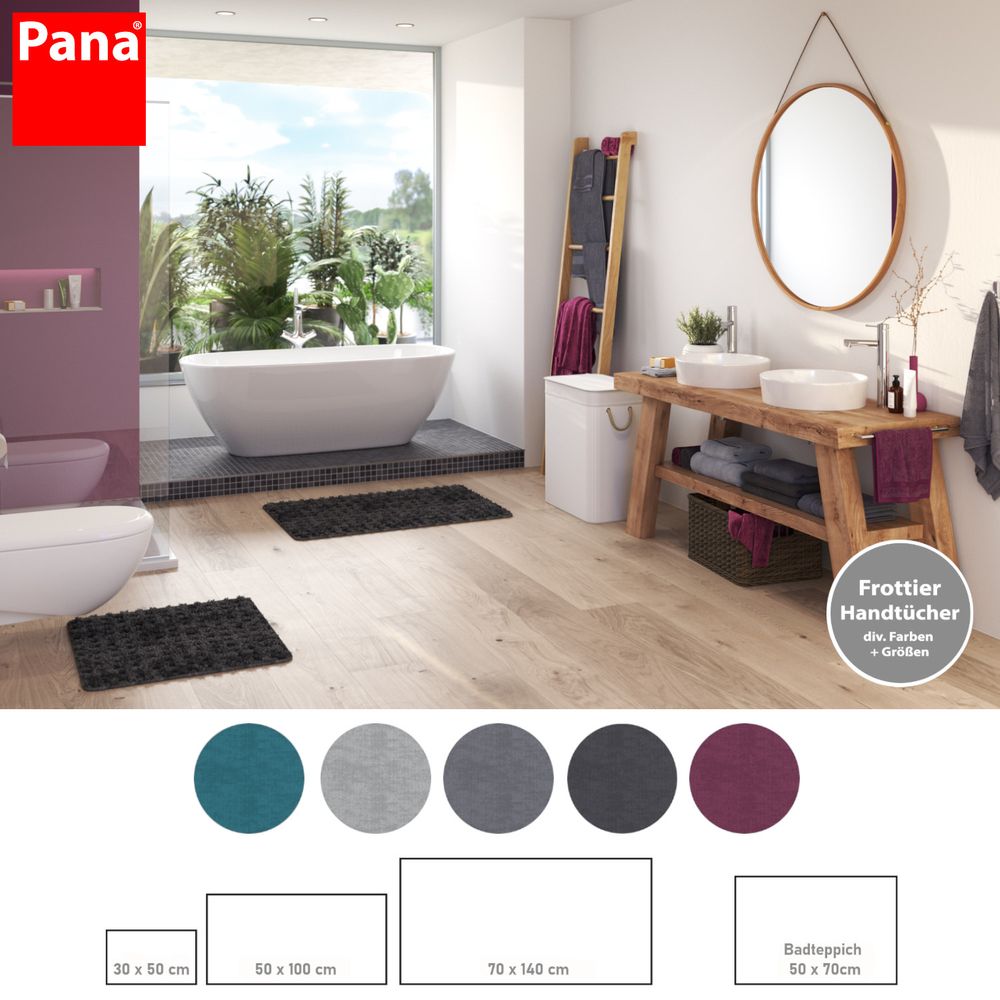 PANA® Frottier-Handtuch-Serie aus Baumwolle • versch. Varianten