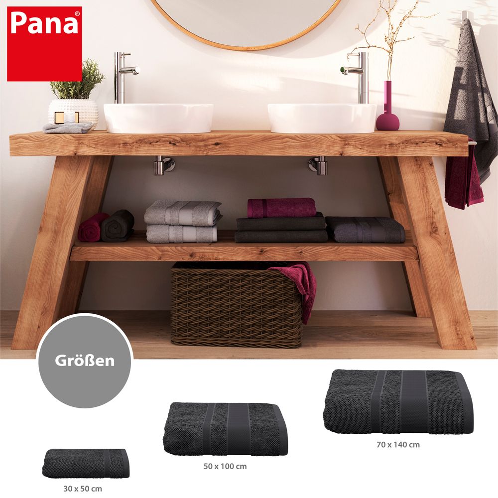 PANA® Frottier-Handtuch-Serie aus Baumwolle • versch. Varianten
