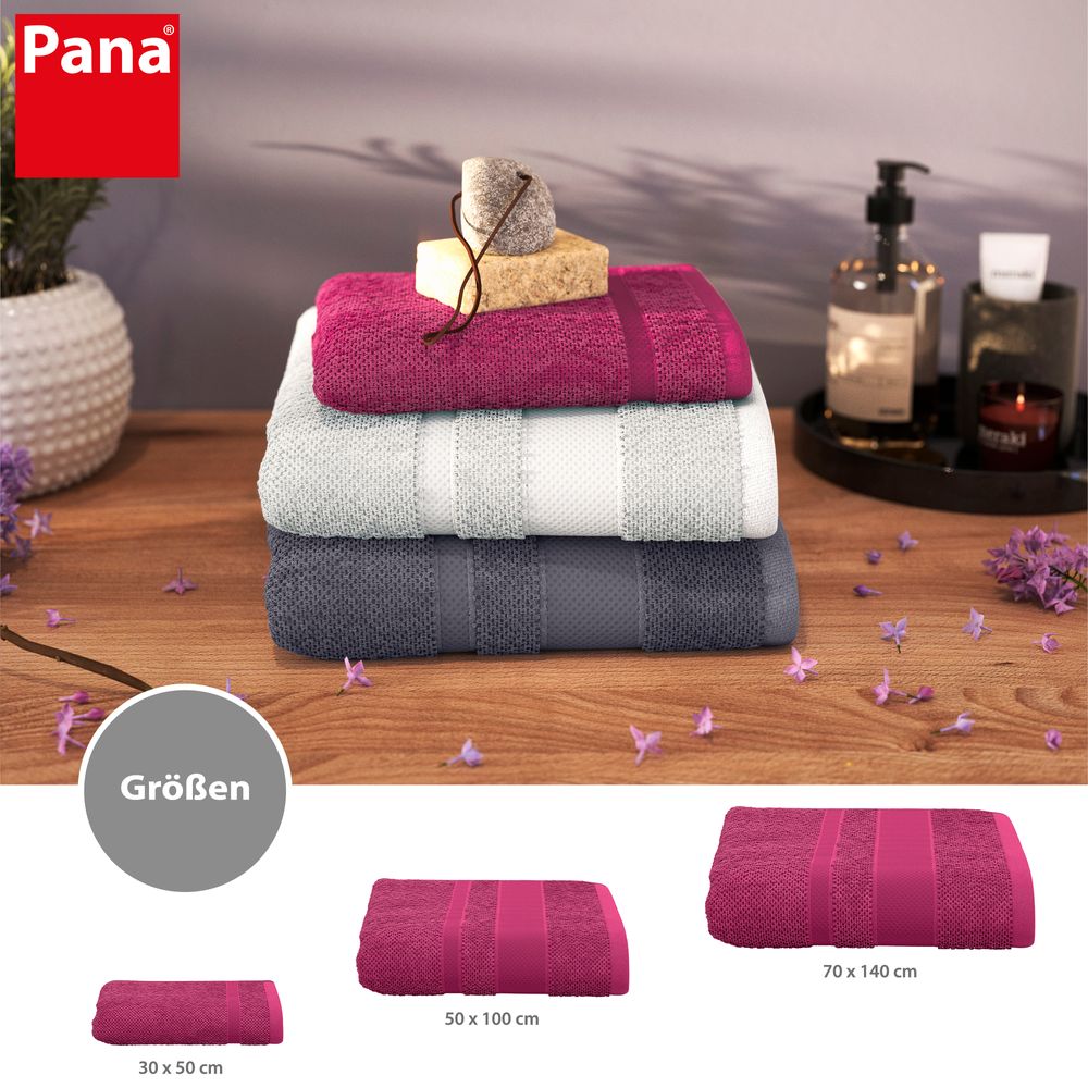 PANA® Frottier-Handtuch-Serie aus Baumwolle • versch. Varianten