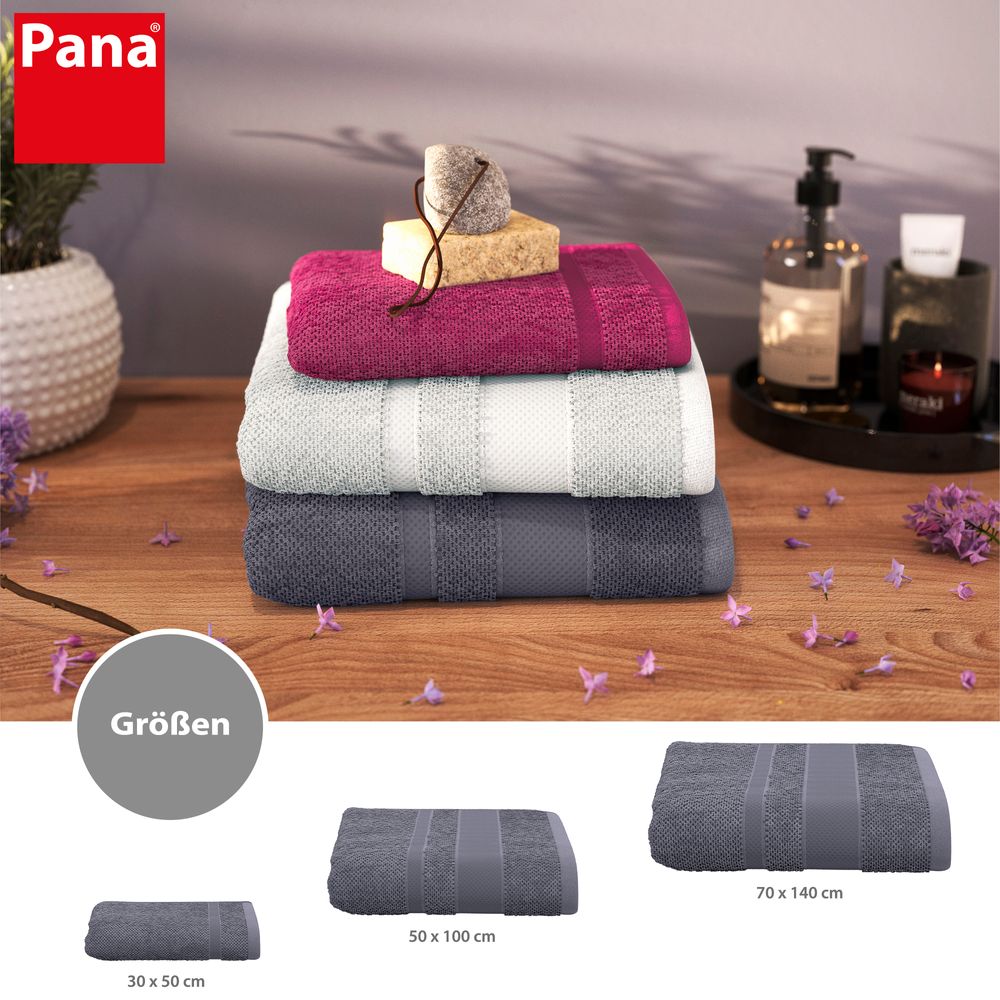 PANA® Frottier-Handtuch-Serie aus Baumwolle • versch. Varianten