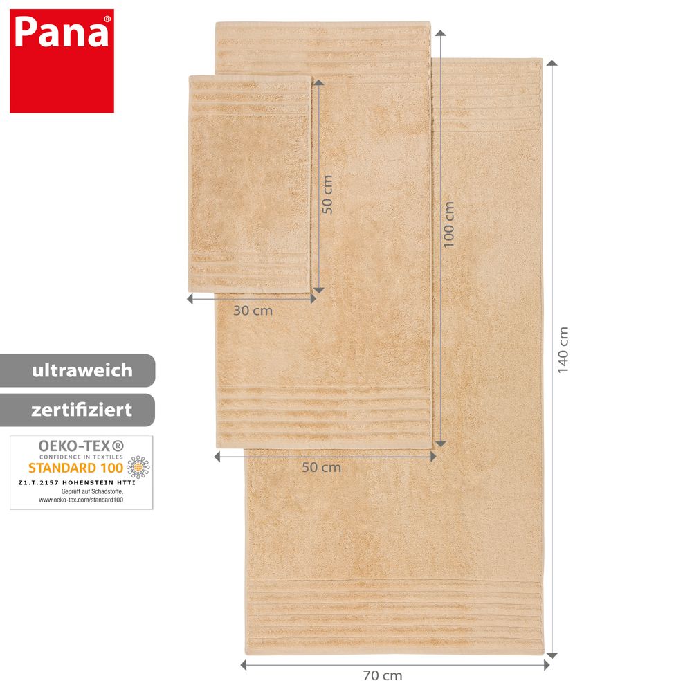 PANA® Frottier-Handtuch-Serie aus Baumwolle • versch. Varianten