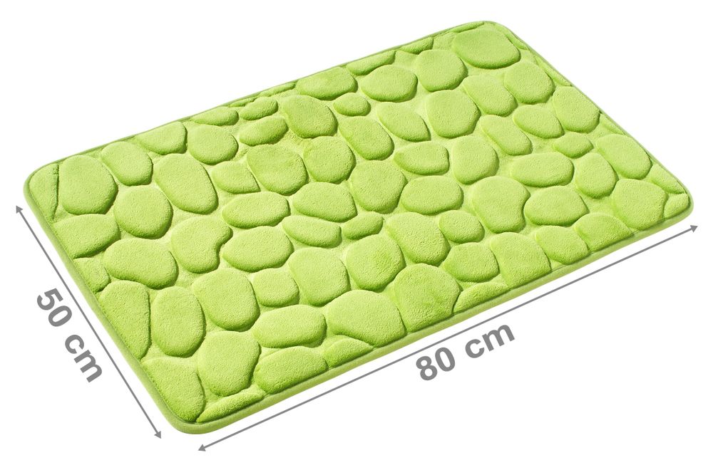 PANA® Badematte mit Memory Foam im Stein Design • versch. Farben