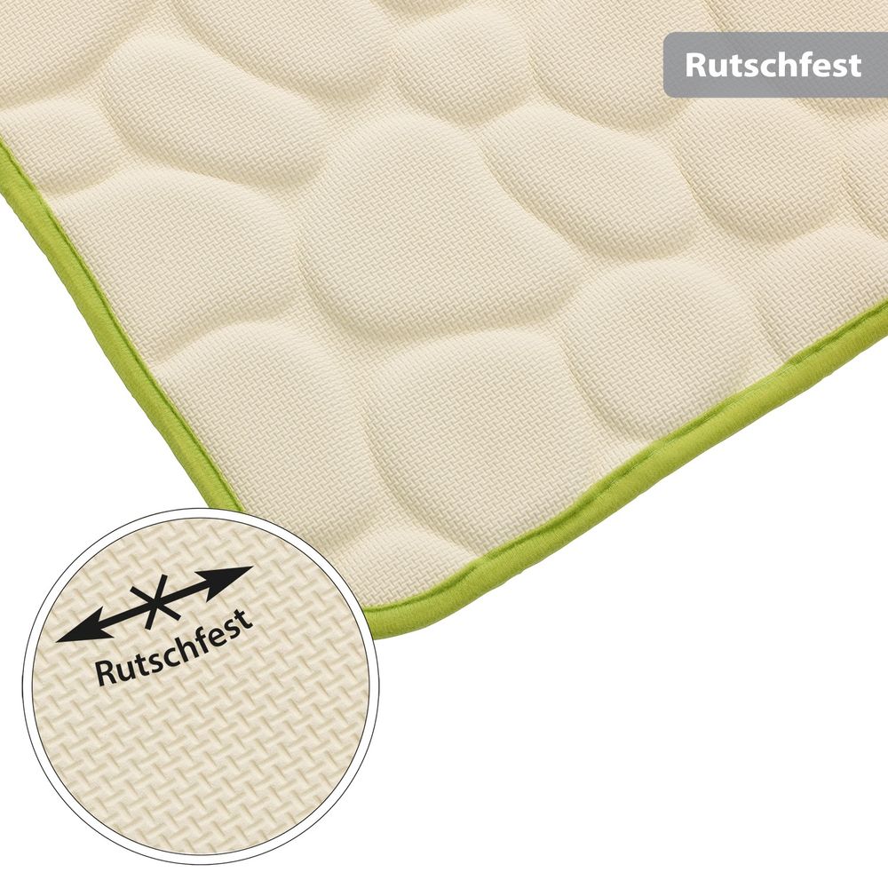 PANA® Badematte mit Memory Foam im Stein Design • versch. Farben