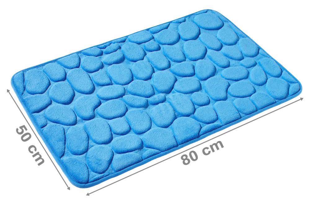 PANA® Badematte mit Memory Foam im Stein Design • versch. Farben