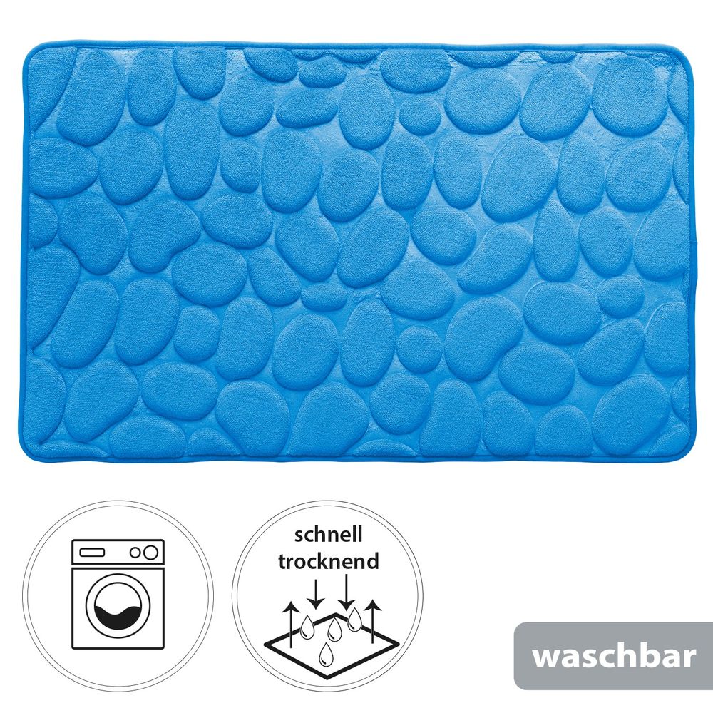 PANA® Badematte mit Memory Foam im Stein Design • versch. Farben