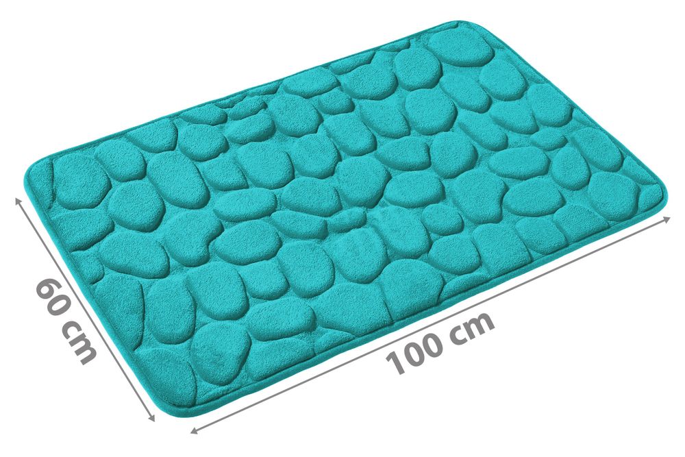 PANA® Badematte mit Memory Foam im Stein Design • versch. Farben