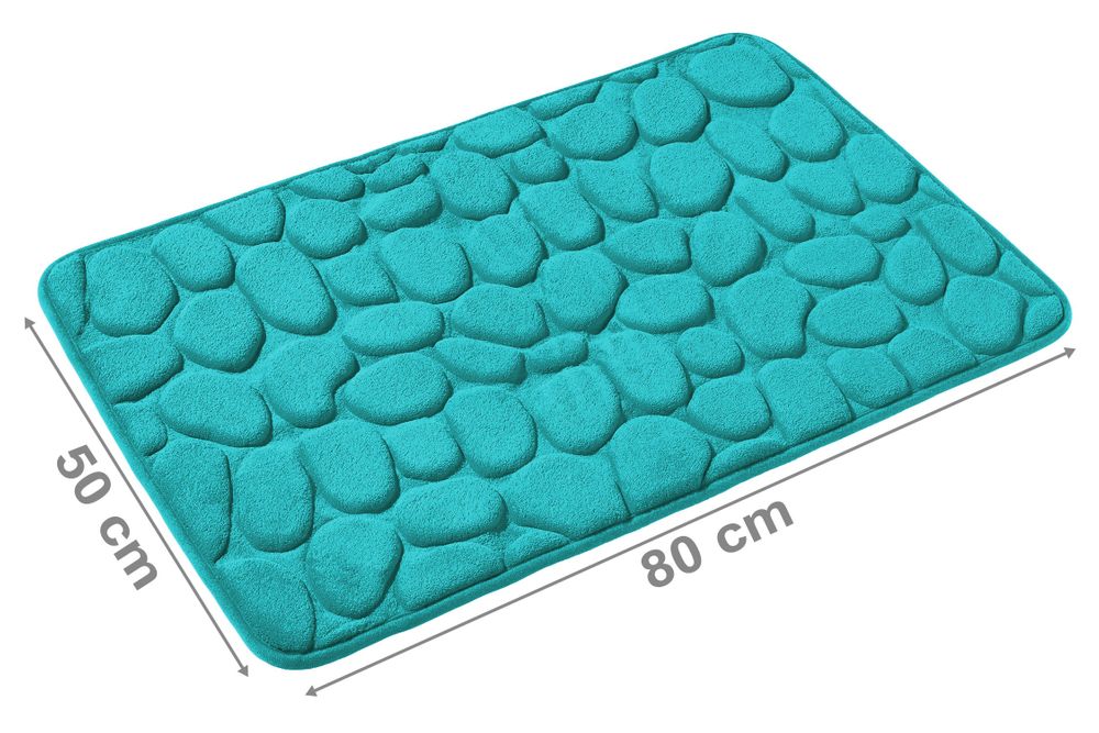 PANA® Badematte mit Memory Foam im Stein Design • versch. Farben