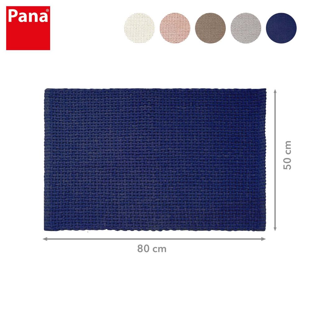 PANA® gewebte Chenille Badematte • in versch. Farben