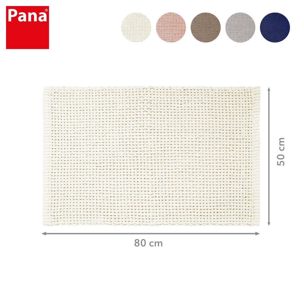 PANA® gewebte Chenille Badematte • in versch. Farben