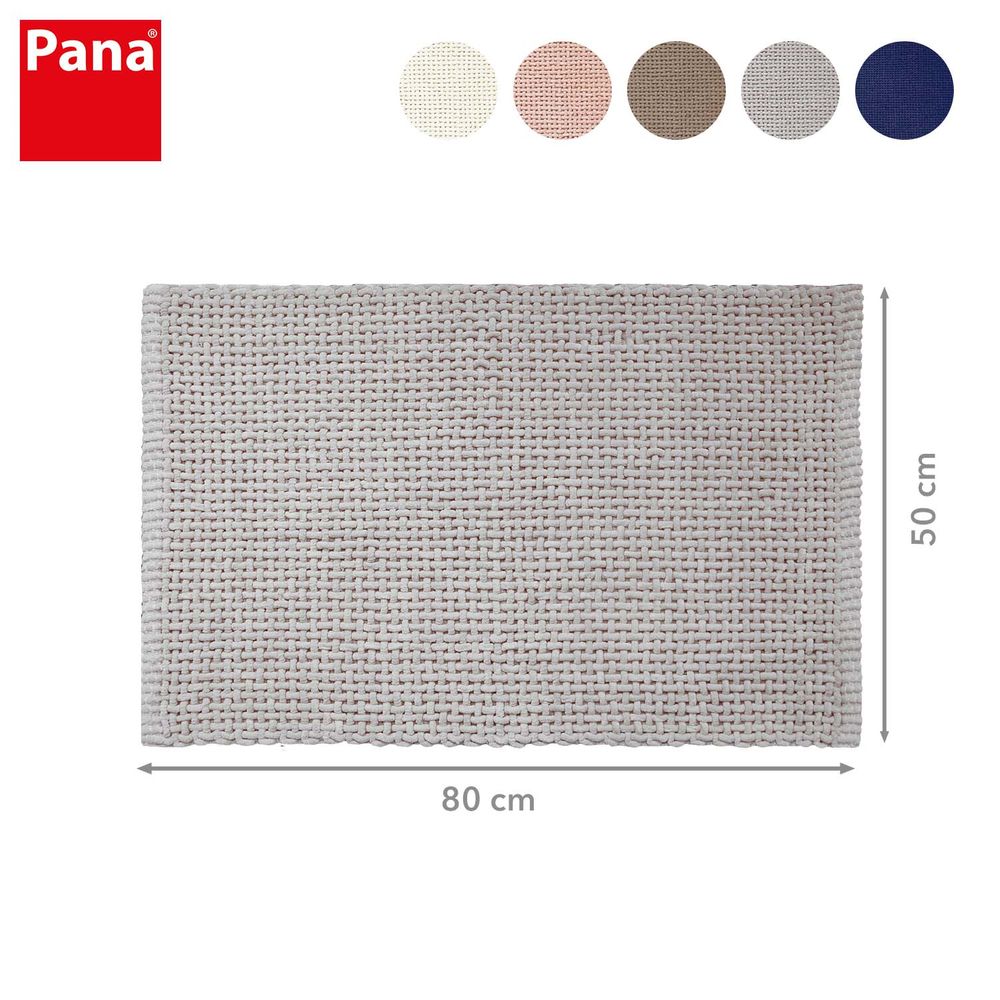 PANA® gewebte Chenille Badematte • in versch. Farben