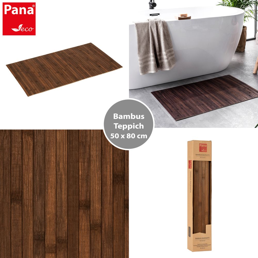 PANA® ECO Bambus Badematte • 50 x 80 cm • versch. Farben