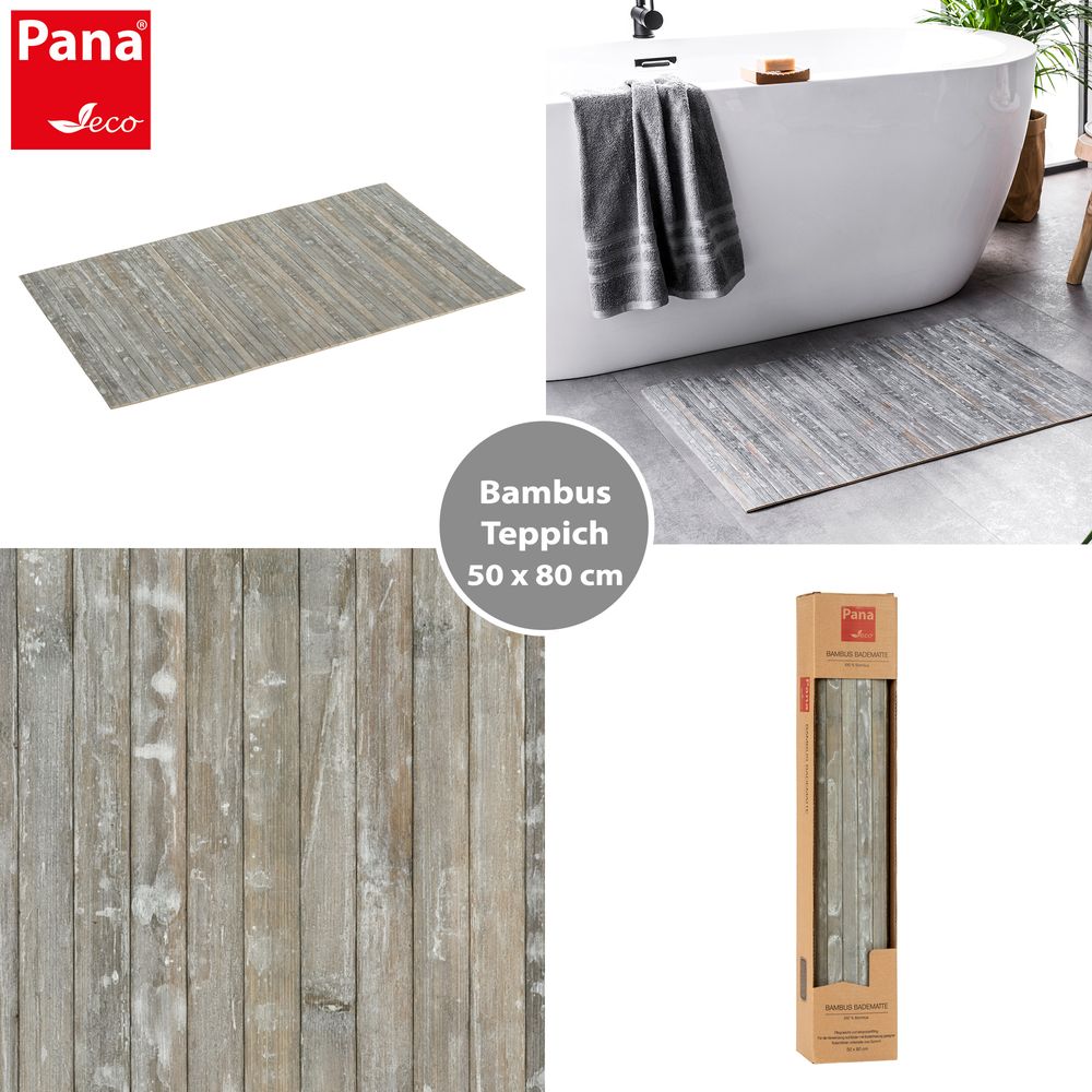 PANA® ECO Bambus Badematte • 50 x 80 cm • versch. Farben
