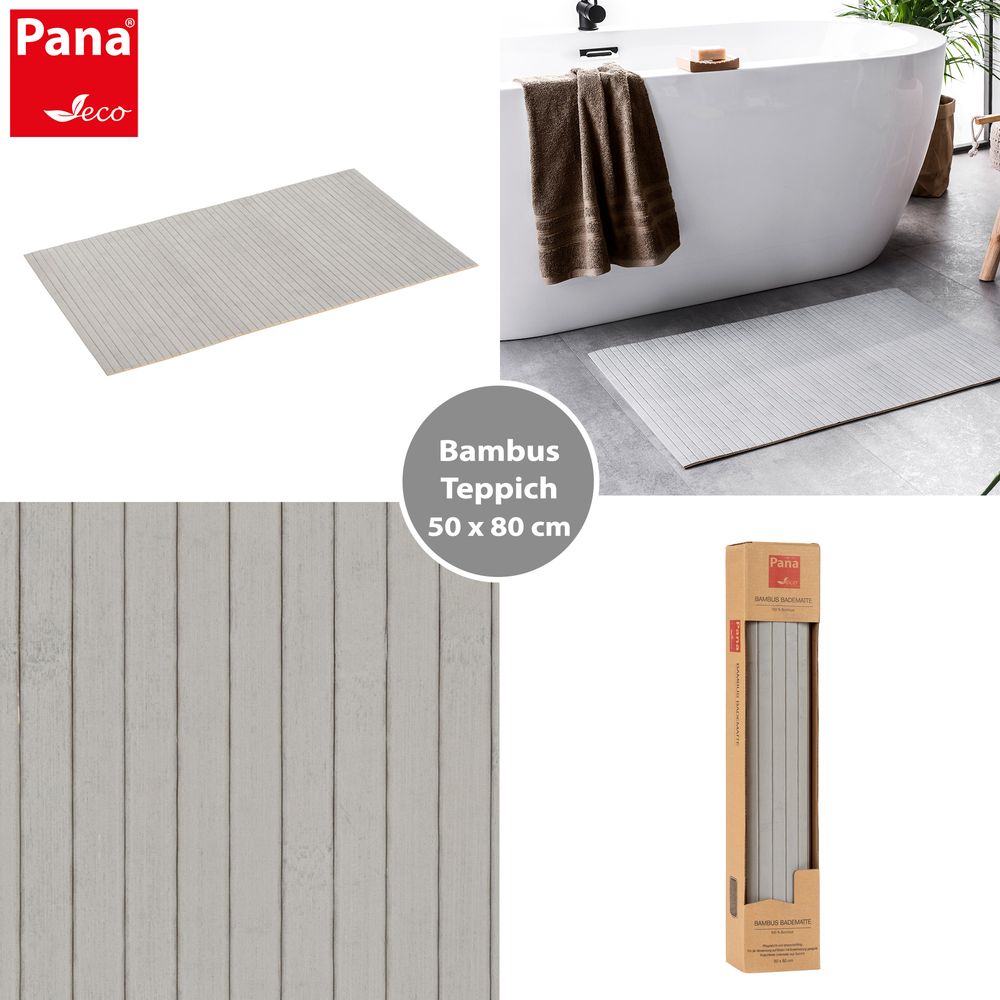 PANA® ECO Bambus Badematte • 50 x 80 cm • versch. Farben