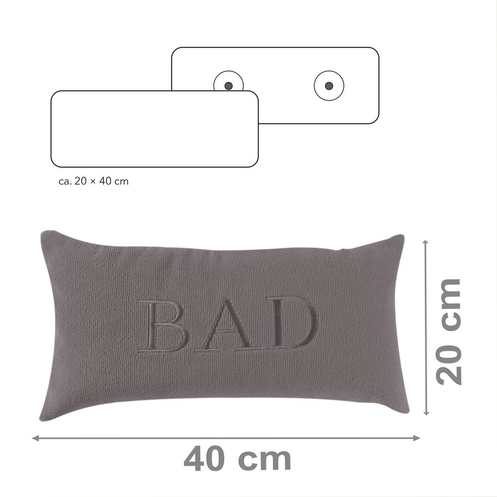 PANA® Badewannenkissen • 20 x 40 cm • versch. Varianten