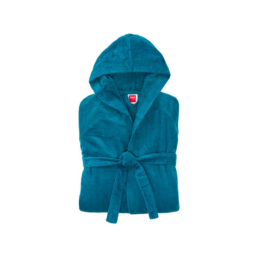 PANA® Baumwoll-Bademantel mit Kapuze • versch. Farben & Größend