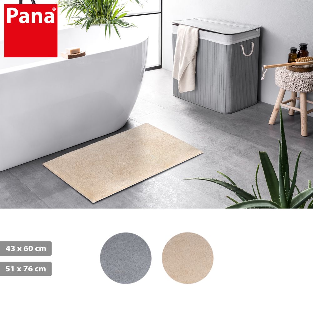 PANA® Badematte in Hasenfelloptik • versch. Größen & Farben