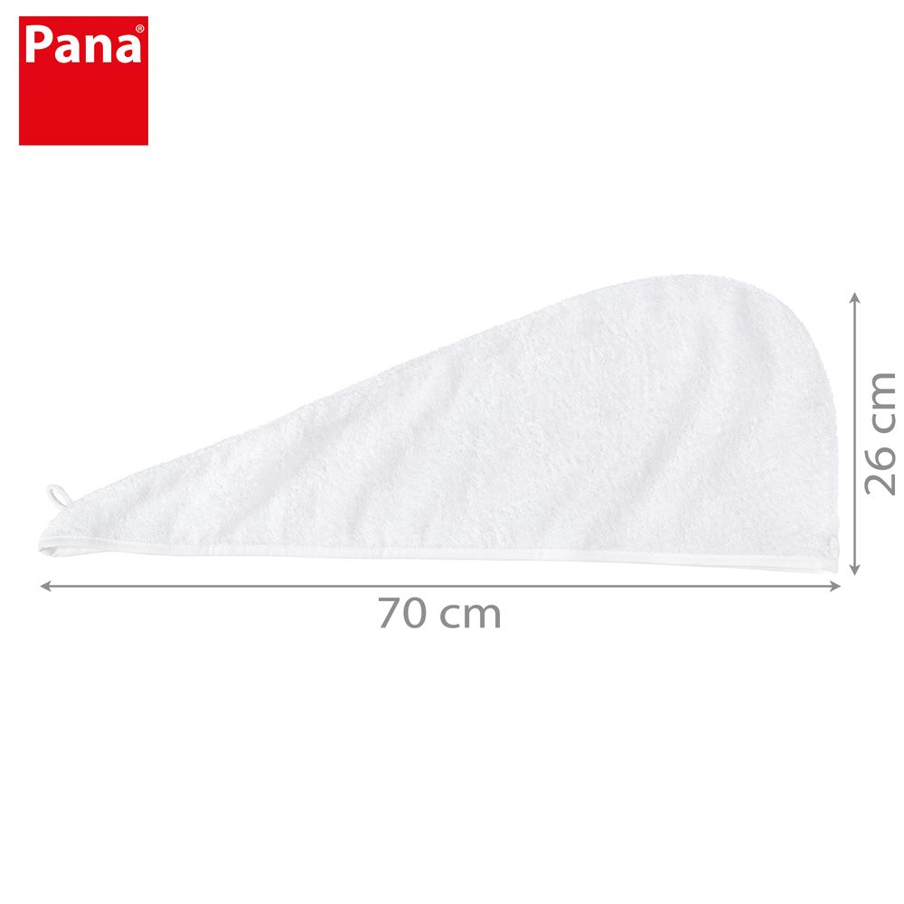 PANA® Haarturban aus Baumwolle • versch. Farben