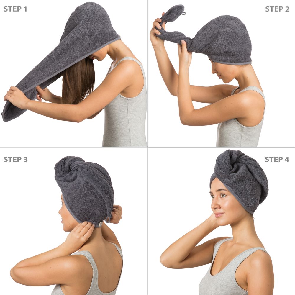 PANA® Haarturban aus Baumwolle • versch. Farben