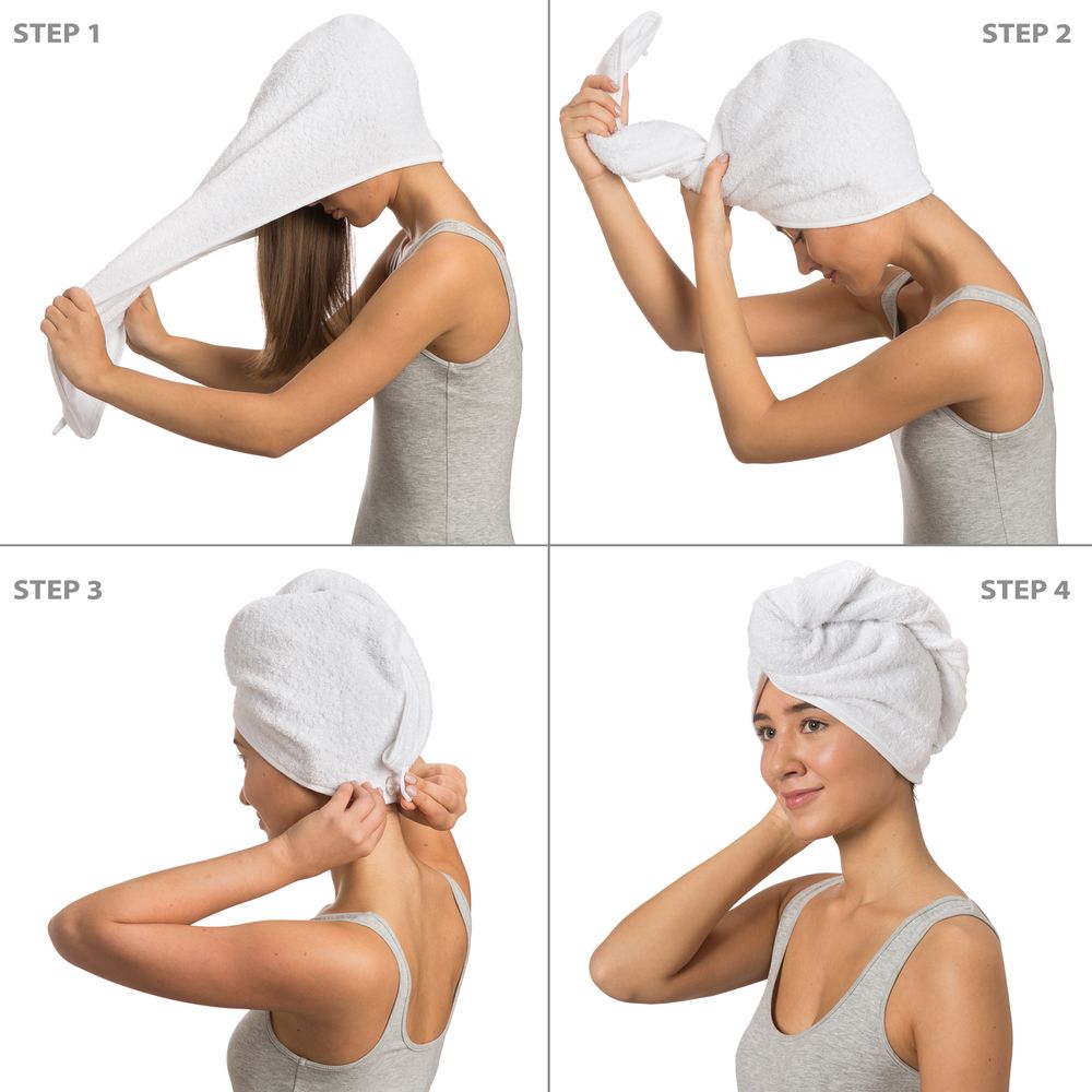 PANA® Haarturban aus Baumwolle • versch. Farben
