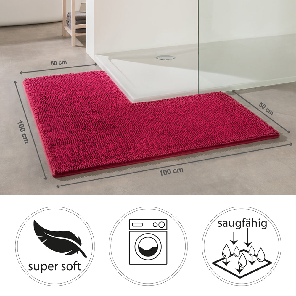 PANA® Chenille Bademattenset Mikrofaser • versch. Varianten
