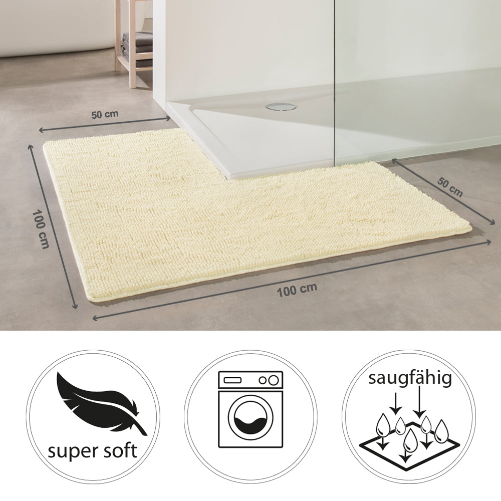 PANA® Chenille Bademattenset Mikrofaser • versch. Varianten