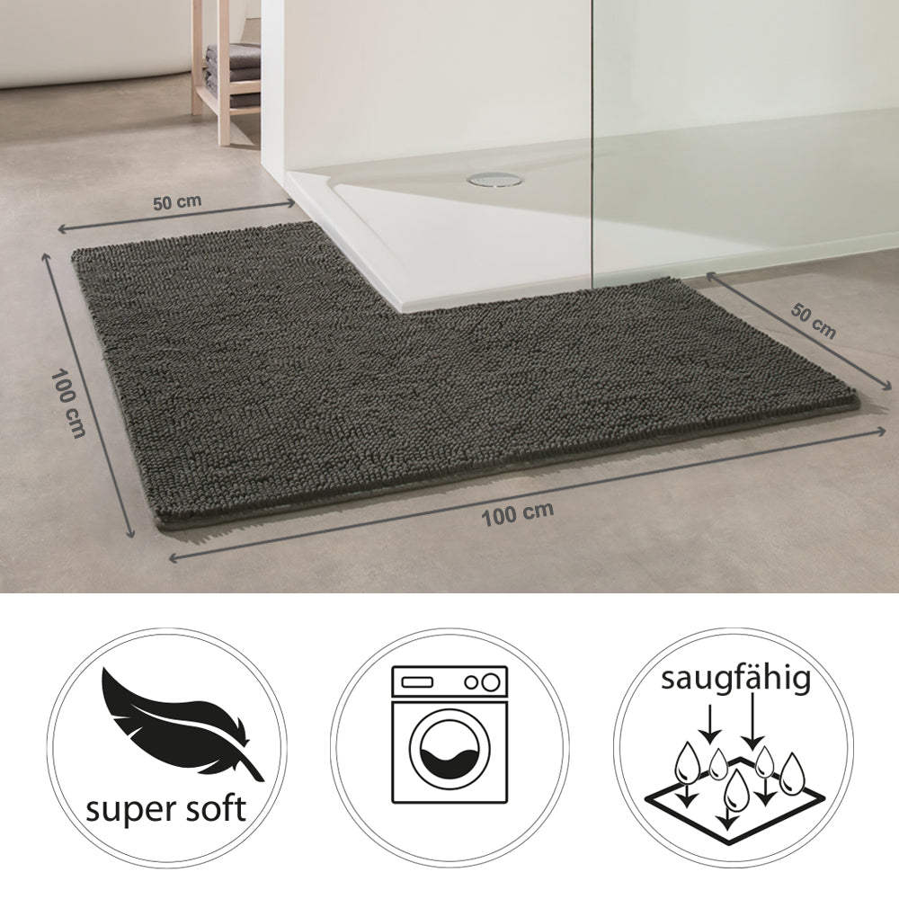 PANA® Chenille Bademattenset Mikrofaser • versch. Varianten