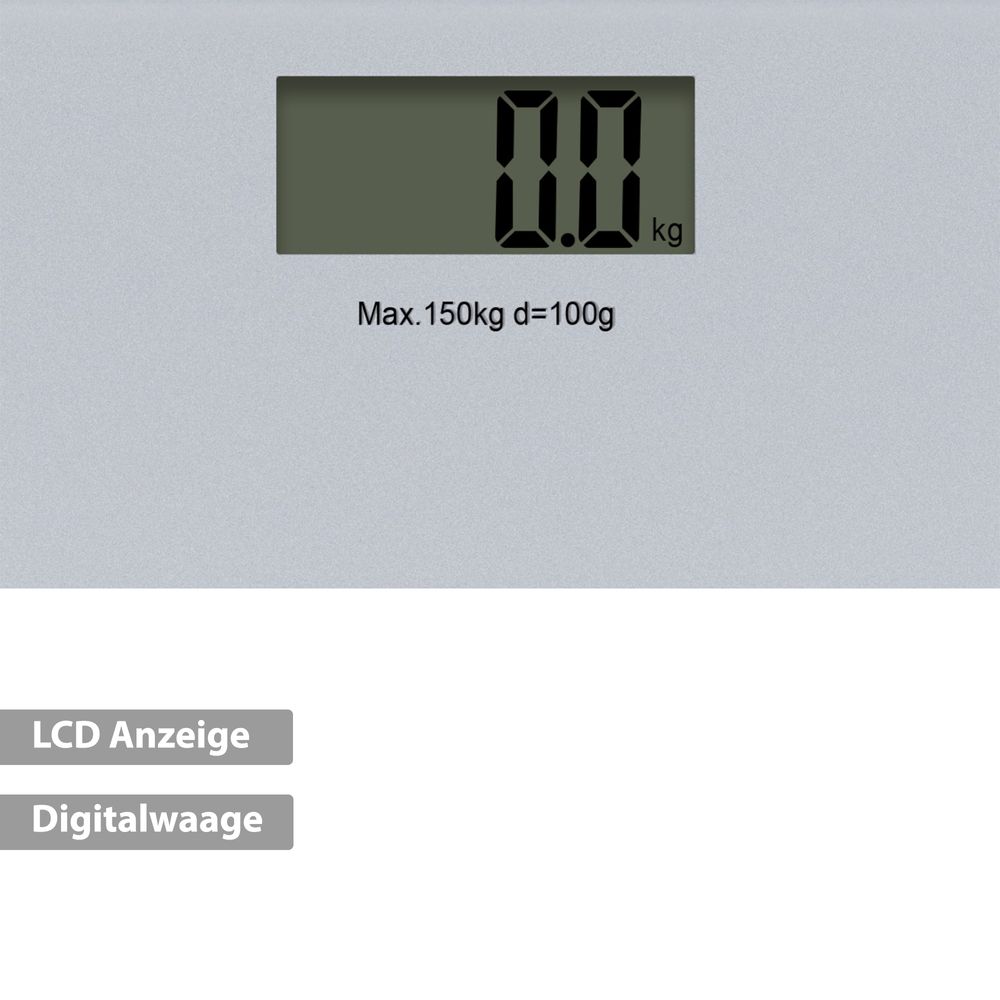 PANA® digitale Personenwaage mit LCD Display • max. 150kg
