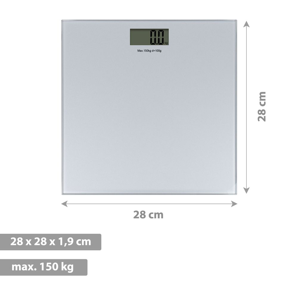 PANA® digitale Personenwaage mit LCD Display • max. 150kg