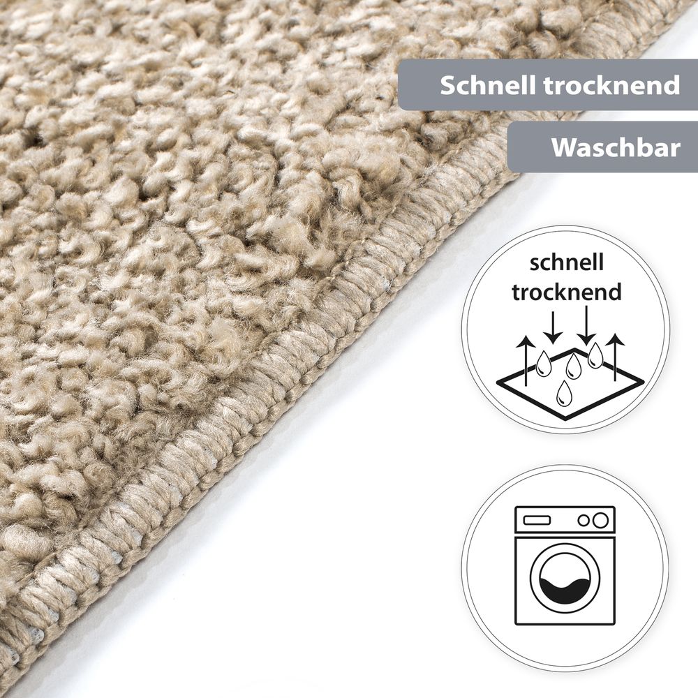 PANA® Badematte mit Streifen • 40 x 60 cm • versch. Farben