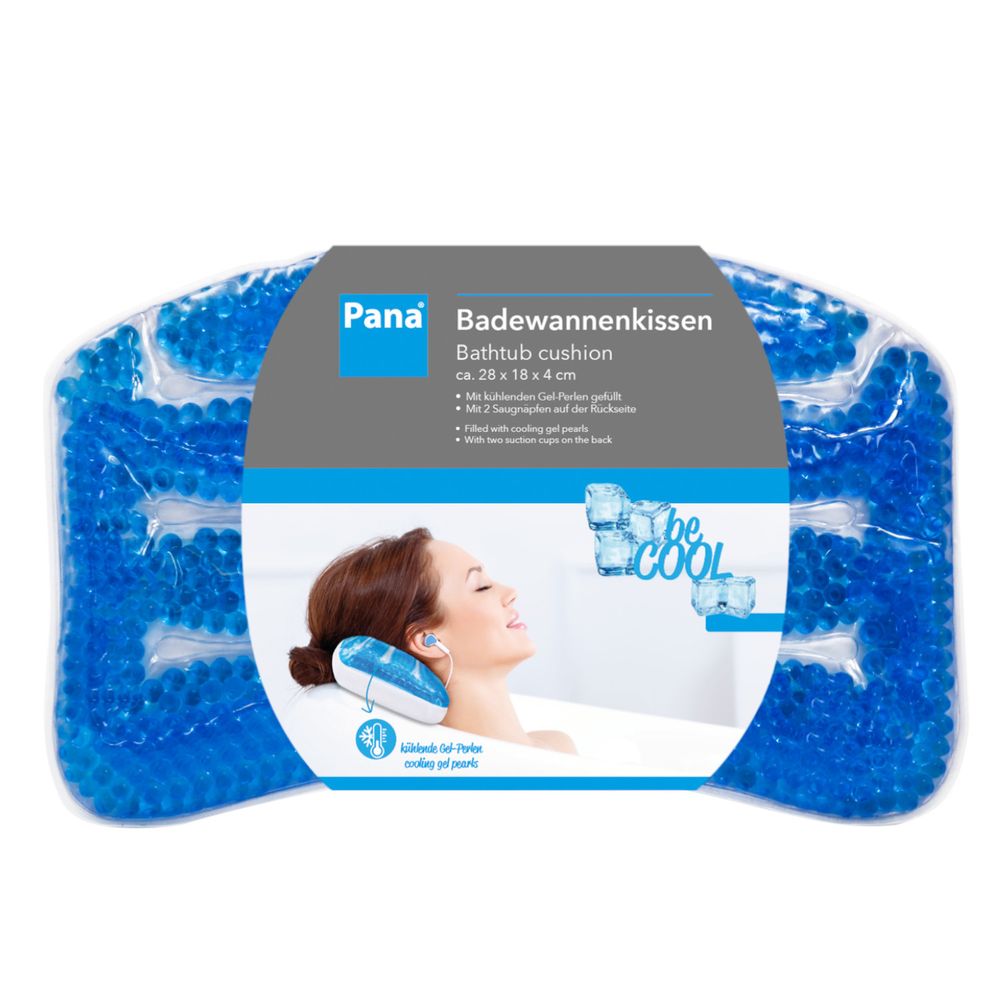 PANA®be Cool Badewannenkissen mit kühlenden Gel-Perlen