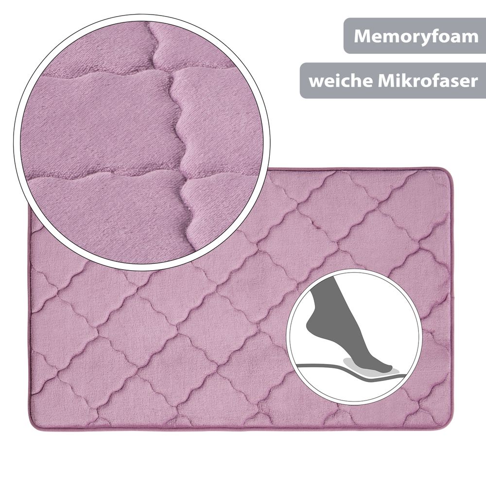 PANA® Memoryfoam Badematten • 50 x 80 cm • versch. Farben