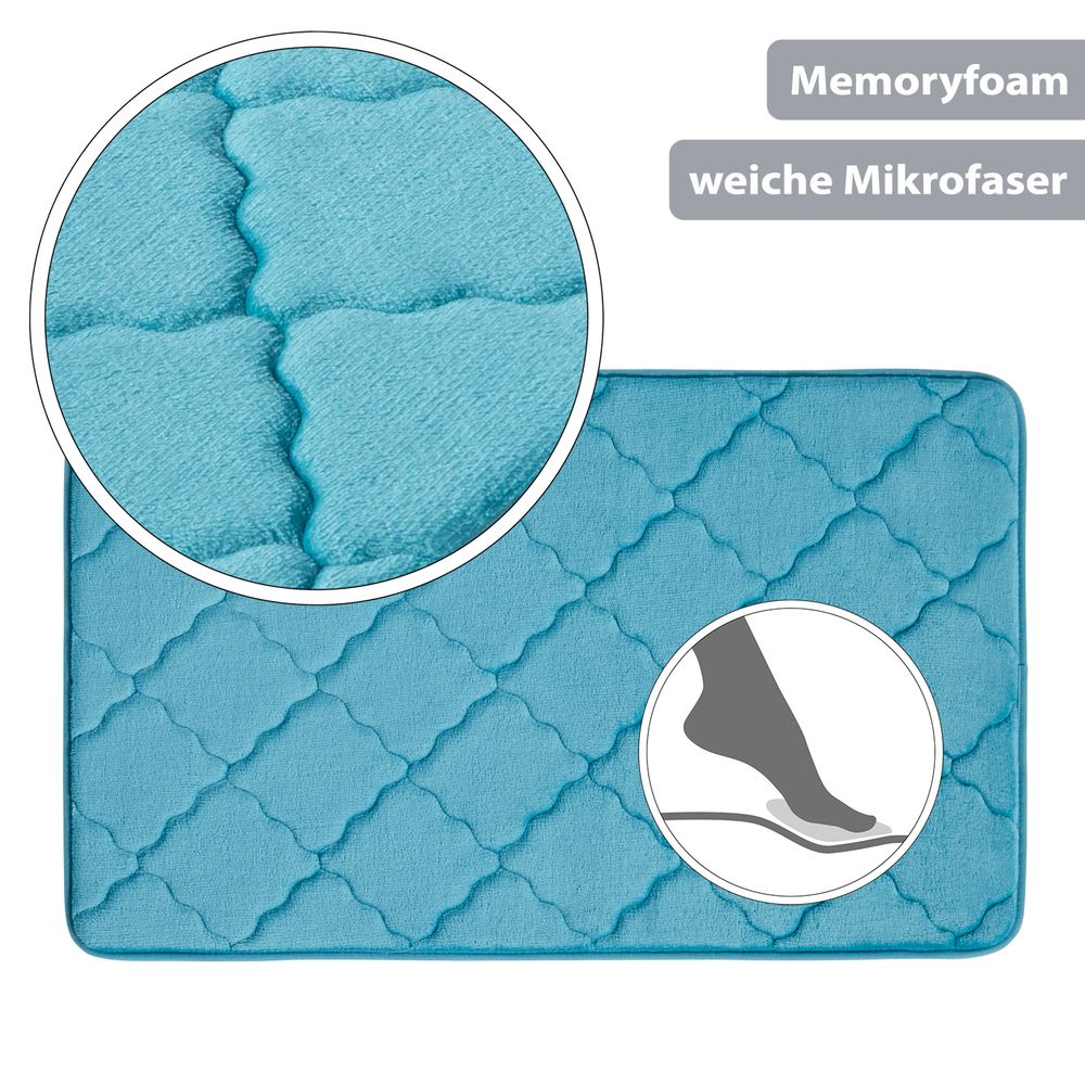 PANA® Memoryfoam Badematten • 50 x 80 cm • versch. Farben