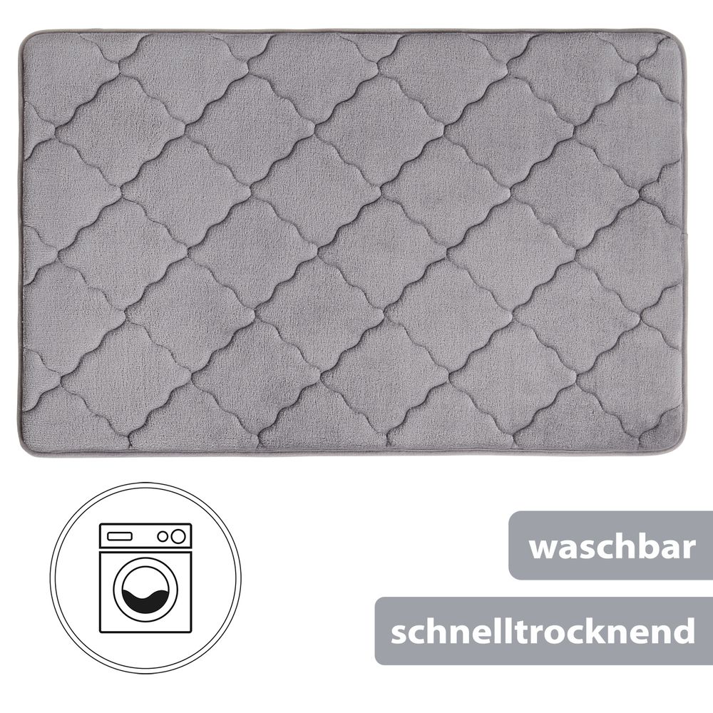 PANA® Memoryfoam Badematten • 50 x 80 cm • versch. Farben