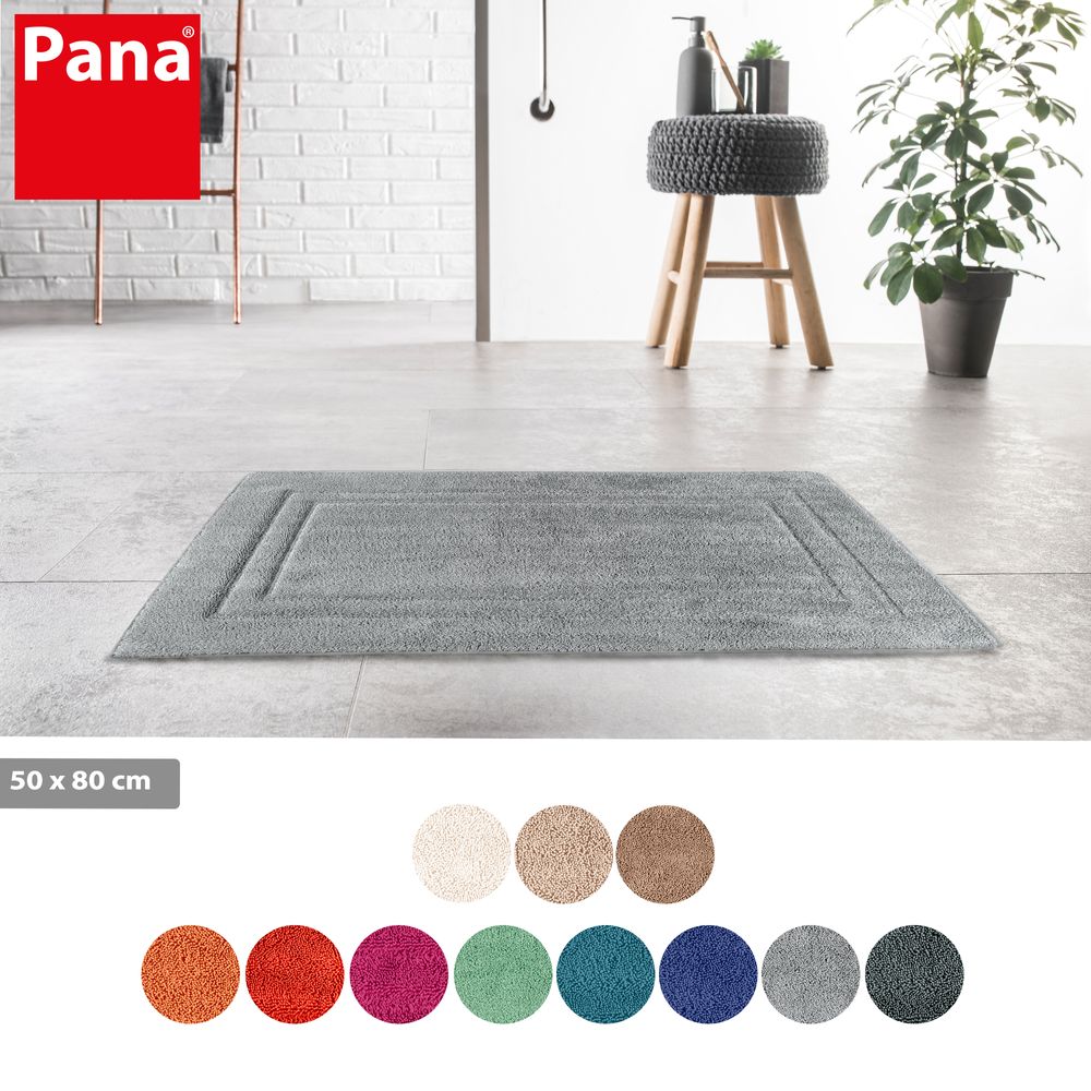 PANA® Memoryfoam Frottee Badematte • 50x80 cm • versch. Farben