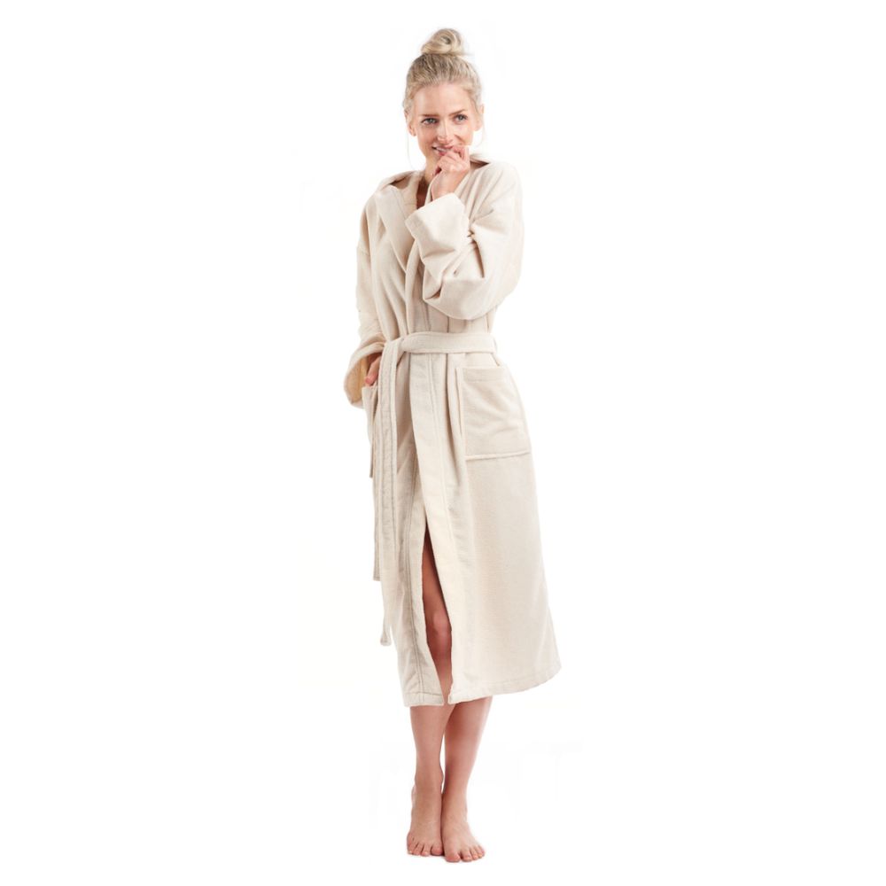 PANA® Bademantel aus Baumwolle/Polyester • versch. Farben & Größen