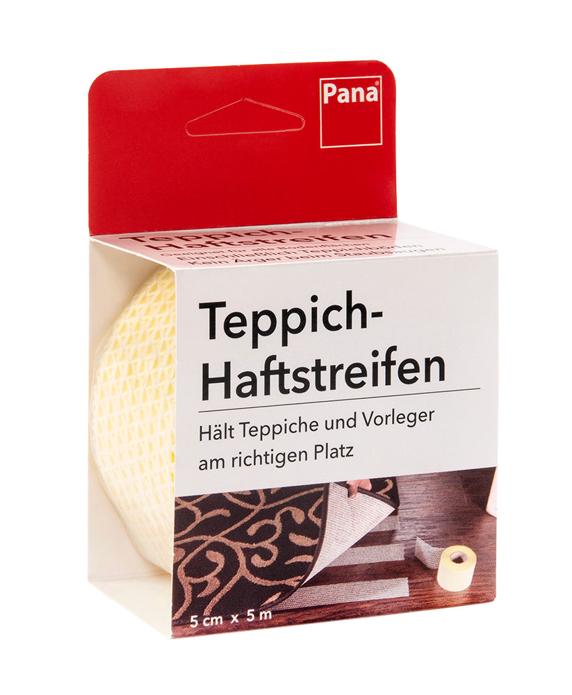 PANA® Teppich Haftstreifen für besseren Halt • 5 x 500 cm
