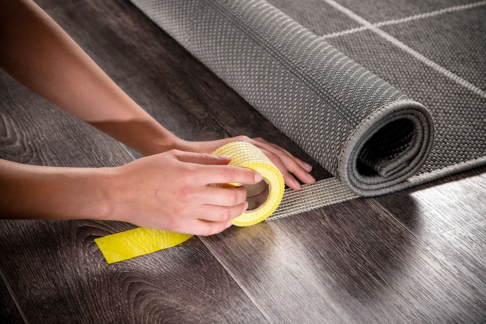 PANA® Teppich Haftstreifen für besseren Halt • 5 x 500 cm