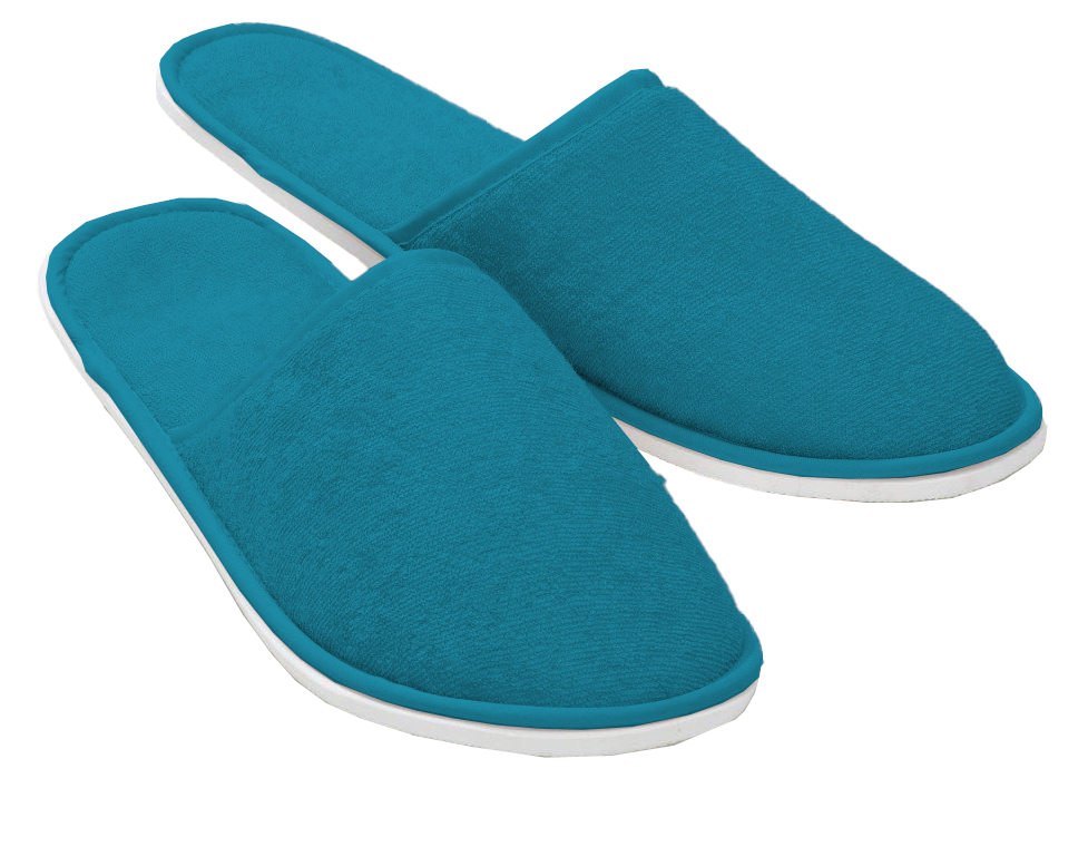 PANA® Frottier Gästepantoffeln Unisex Baumwolle • versch. Farben & Größen