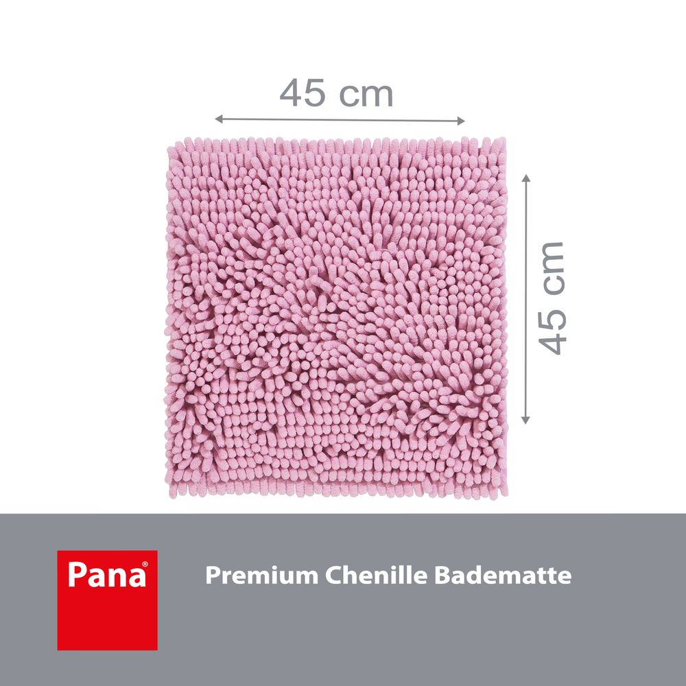 PANA® Chenille Badematten Serie aus Mikrofaser • versch. Varianten