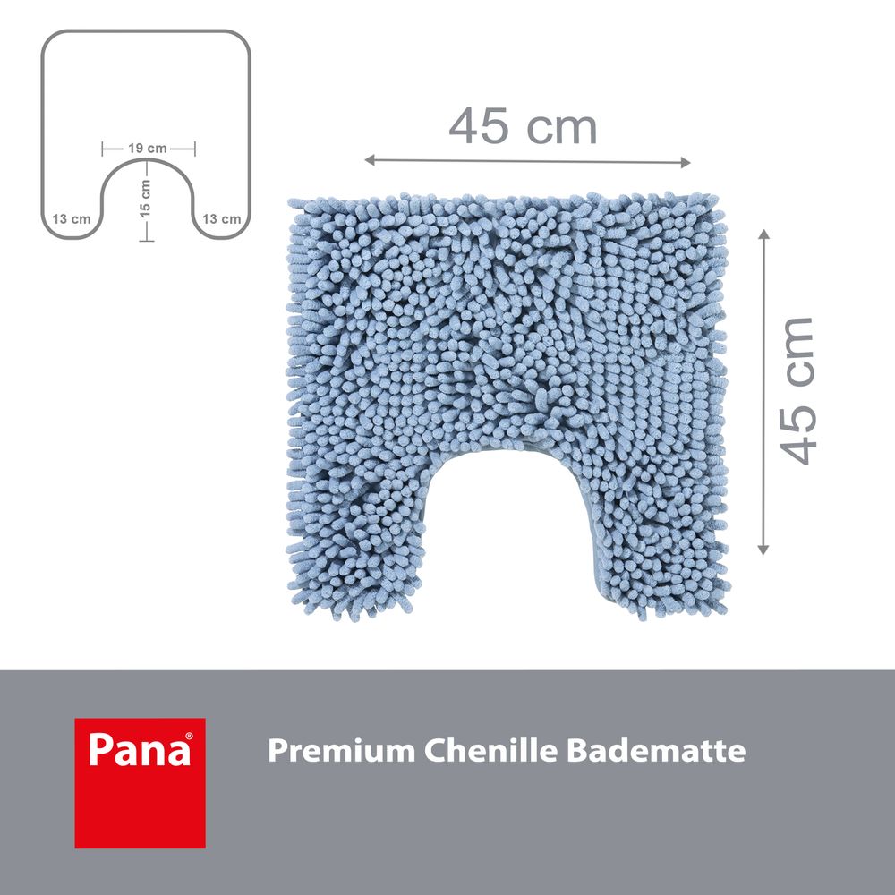 PANA® Chenille Badematten Serie aus Mikrofaser • versch. Varianten