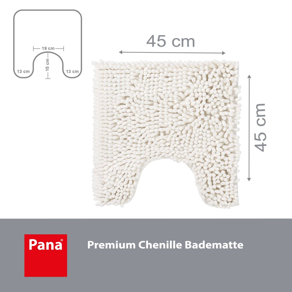 PANA® Chenille Badematten Serie aus Mikrofaser • versch. Varianten