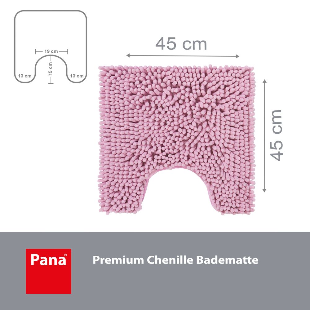 PANA® Chenille Badematten Serie aus Mikrofaser • versch. Varianten