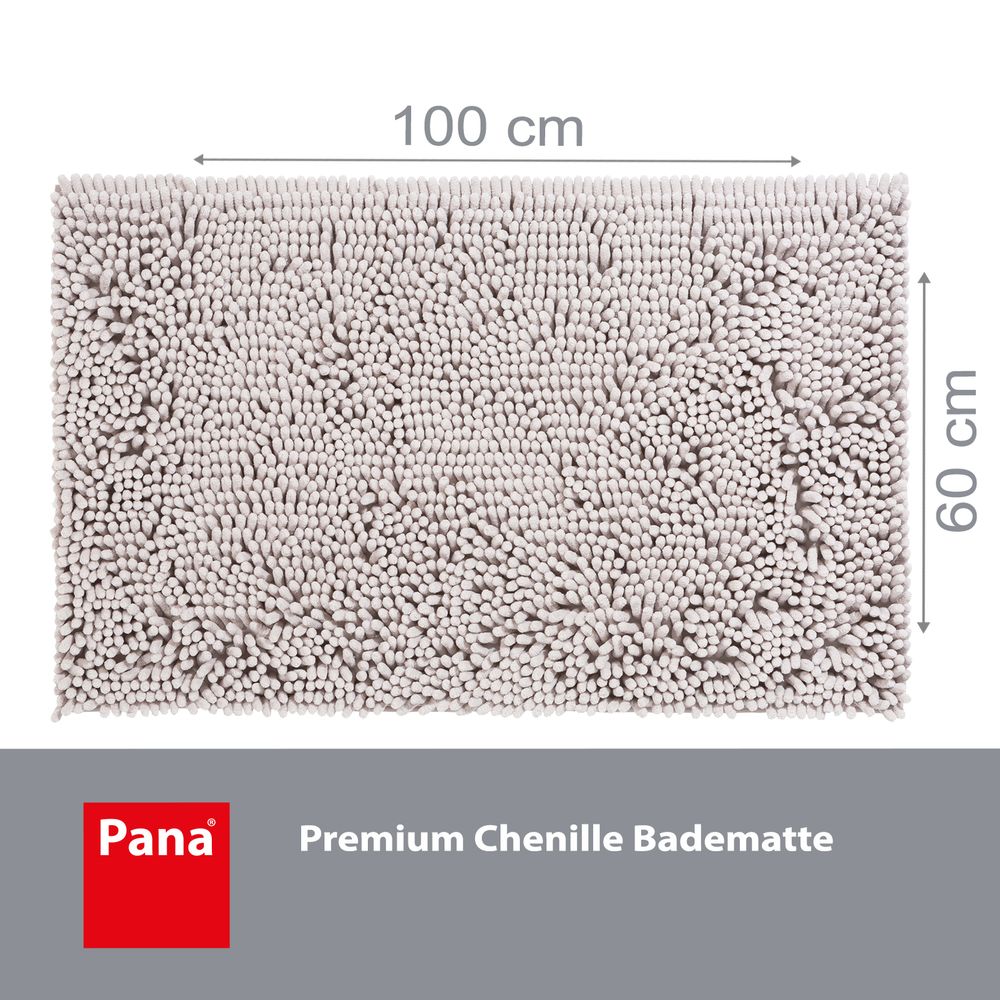 PANA® Chenille Badematten Serie aus Mikrofaser • versch. Varianten