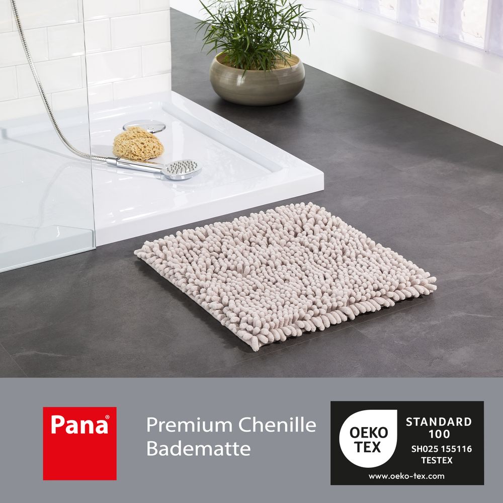 PANA® Chenille Badematten Serie aus Mikrofaser • versch. Varianten